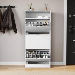 Lassic Vida Designs 3 Drawer Shoe Cabinet With Shelf - thumbnail 5