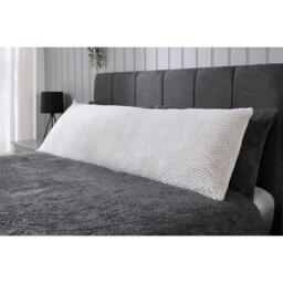 Downland Waffle Bolster/Body Pillow 137cm - Grey