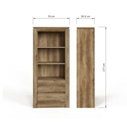 GFW Canyon Oak Bookcase - thumbnail 8