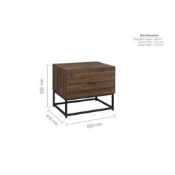 Birlea Houston 2 Drawer Bedside - thumbnail 7
