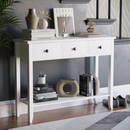 Lassic Vida Designs Windsor 3 Drawer Console Table