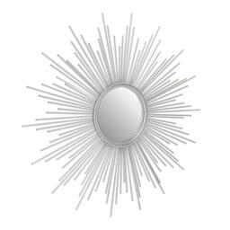 Interiors by Premier Cristal Silver Finish Wall Mirror