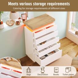 Urban Meuble White Sideboard Modern Design Storage - thumbnail 6