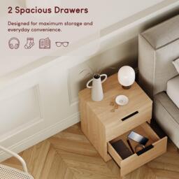 Lassic Trega 2 Drawer Bedside Chest Set Of 2 - thumbnail 6