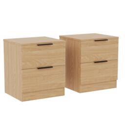 Lassic Trega 2 Drawer Bedside Chest Set Of 2 - thumbnail 9