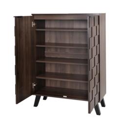 Urban Meuble Vintage Geometric Textured Shoe Cabinet - thumbnail 9