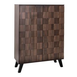 Urban Meuble Vintage Geometric Textured Shoe Cabinet - thumbnail 7
