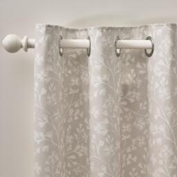 Catherine Lansfield Brooke Floral Lined Eyelet Curtains