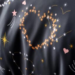 Catherine Lansfield Cosmic Hearts and Stars Reversible Duvet Cover Set - thumbnail 5