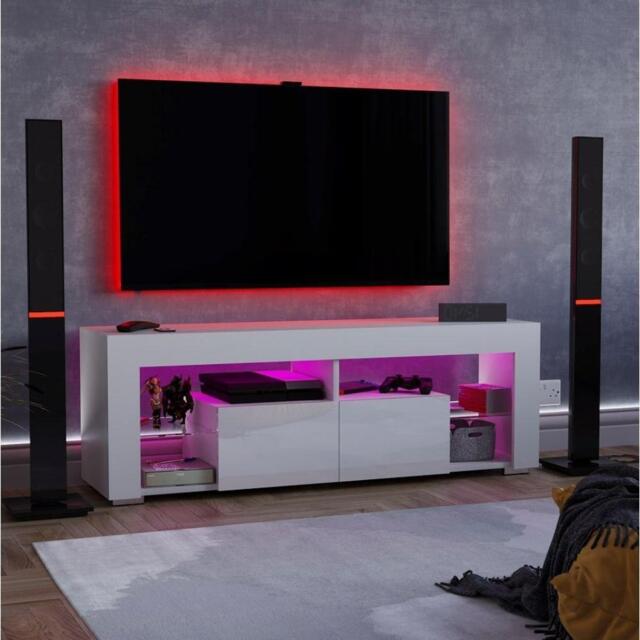 Lassic Vida Designs Luna 2 Drawer LED TV Unit - image 1