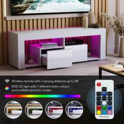 Lassic Vida Designs Luna 2 Drawer LED TV Unit - thumbnail 3