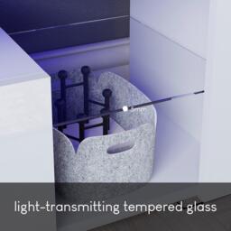 Lassic Vida Designs Luna 2 Drawer LED TV Unit - thumbnail 5