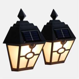 Streetwize Solar Wall-Mounted Lanterns 2-Pack - thumbnail 2