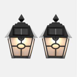 Streetwize Solar Wall-Mounted Lanterns 2-Pack - thumbnail 6