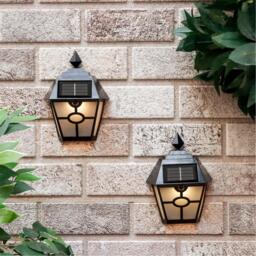 Streetwize Solar Wall-Mounted Lanterns 2-Pack - thumbnail 5