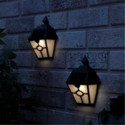 Streetwize Solar Wall-Mounted Lanterns 2-Pack - thumbnail 7