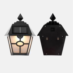 Streetwize Solar Wall-Mounted Lanterns 2-Pack - thumbnail 3