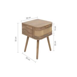 Birlea Noah 1 Drawer Bedside - thumbnail 8