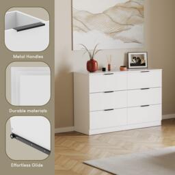 Lassic Trega 6 Drawer Chest of Drawers - thumbnail 7