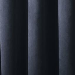 Laurence Llewelyn-Bowen Montrose Thermal Velvet Eyelet Curtains in Navy - thumbnail 3
