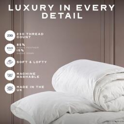 Snuggledown Goose Feather & Down 13.5 Tog All Seasons Duvet - thumbnail 8