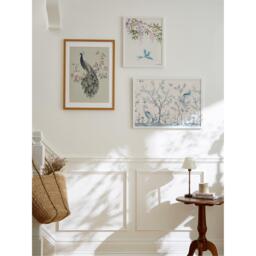 Laura Ashley Tregaron Garden Print in a White Frame - thumbnail 2