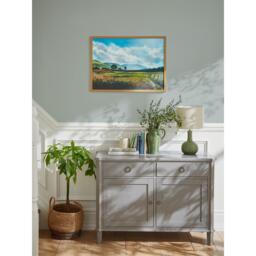 Laura Ashley Countryside Scene Print in a Wood Frame - thumbnail 2