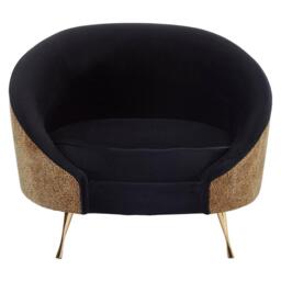 Fifty Five South Manhattan Leopard Print Armchair - thumbnail 1