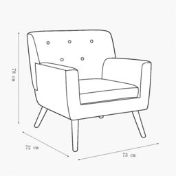 Biba Accent Armchair - thumbnail 5