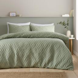 Catherine Lansfield Jacob Geo Soft Touch Duvet Cover Set - thumbnail 1