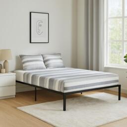 Urban Meuble Sturdy Metal Bed Frame – 140x190 cm - thumbnail 2