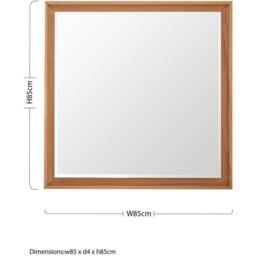 Interiors by Premier Kensington Townhouse Square Wall Mirror - thumbnail 4