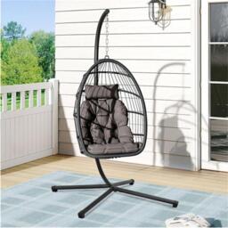 Breeins Egg Chair with Stand and Cushion - thumbnail 2