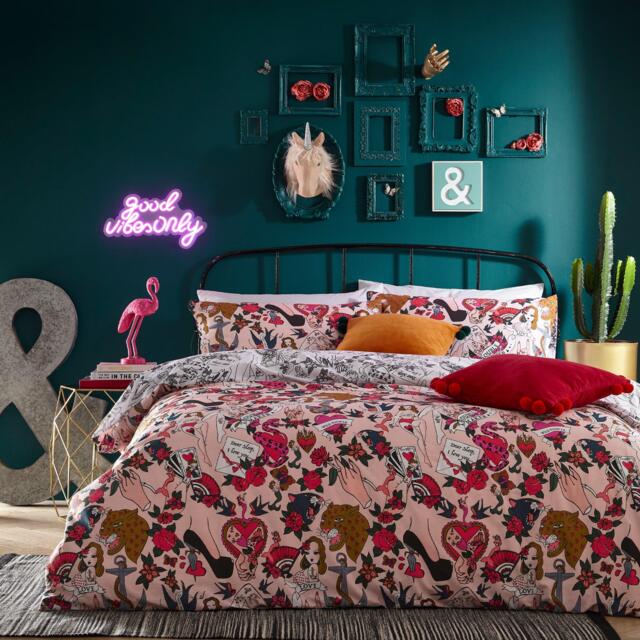 Furn Inked Tattoo Inspired Duvet Set - image 1