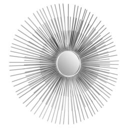 Fifty Five South Cristi Silver Finish Wall Mirror - thumbnail 2