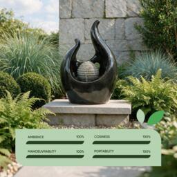 Streetwize Stylish Marble Effect Water Feature - thumbnail 7