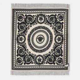 Versace Home Barocco Foulard Fringed Blanket - thumbnail 2