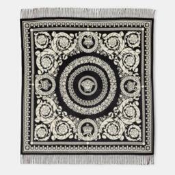 Versace Home Barocco Foulard Fringed Blanket - thumbnail 1