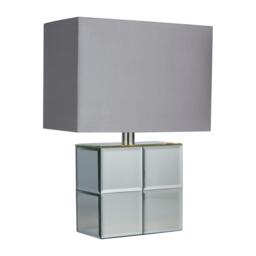 Lighting Collection Ambrose Glass Table Lamp 25cm - thumbnail 2