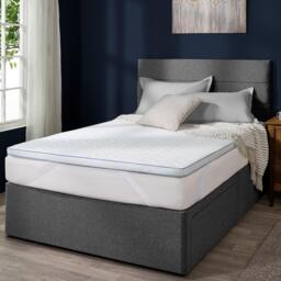 Slumberdown Gel Memory Foam 5cm Mattress Topper - thumbnail 1