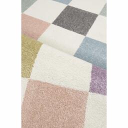 Homemaker Echo Chequer Pastel Rug - thumbnail 3