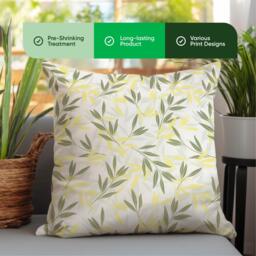 Streetwize Outdoor Green/Grey Leaf Print Scatter Cushions - thumbnail 4