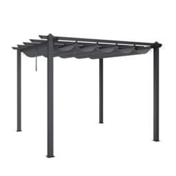 Breeins 3 x 3m Aluminum Patio Pergola with Canopy - thumbnail 2