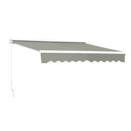 Breeins 350cm Retractable Patio Door Fabric Awning Grey - thumbnail 3