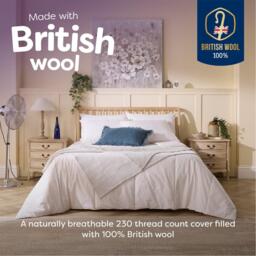 Slumberdown Wonderful Wool 200gsm Light Duvet - thumbnail 2