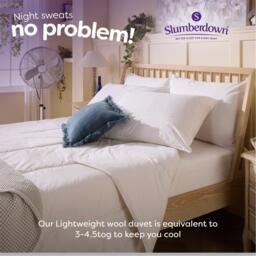Slumberdown Wonderful Wool 200gsm Light Duvet - thumbnail 6