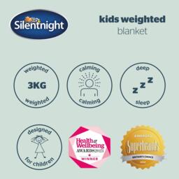 Silentnight Wellbeing Kids Weighted Blanket - 3Kg - thumbnail 7