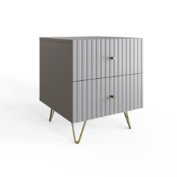 GFW Thalia 2 Drawer Bedside Table - thumbnail 2