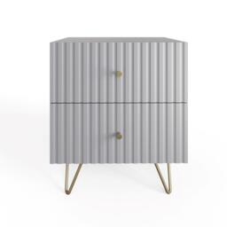 GFW Thalia 2 Drawer Bedside Table - thumbnail 4