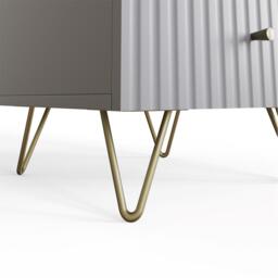 GFW Thalia 2 Drawer Bedside Table - thumbnail 5